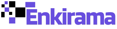 Logo violet d'Enkirama.
