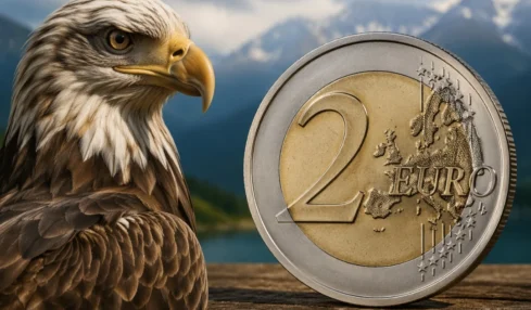 Pièce de 2 euros avec un aigle : origine et valeur